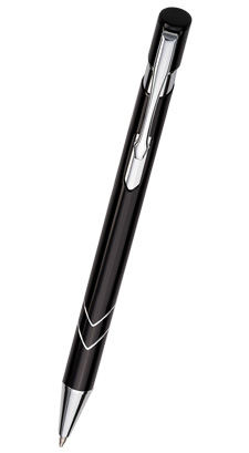 długopis metalowy - jasna purpura
