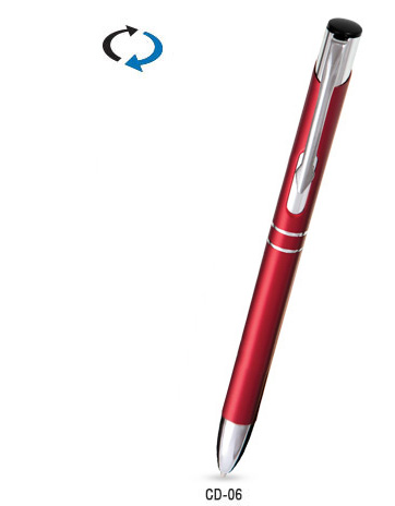 Długopis metalowy z dwoma wkładami